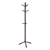 Monarch Specialties I 2004 Coat Rack - 69"H / Espresso Wood Contemporary Style