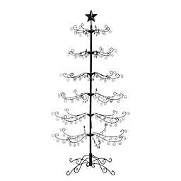 Best Choice Products 6ft Wrought Iron Ornament Display Christmas Tree