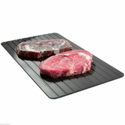 Smilegive Fast Defrost Tray Fast Thaw Frozen Food Meat Fruit Quick Defrosting Plate