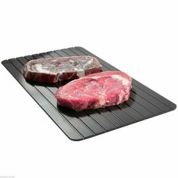 Smilegive Fast Defrost Tray Fast Thaw Frozen Food Meat Fruit Quick Defrosting Plate
