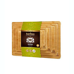 Royal Craft Wood Cutting Board Set of 5, Bamboo