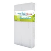 La Baby Natural Triple Zone 2 In 1 Soy Foam Crib Mattress With Blended Organic Cotton Cover - Tan