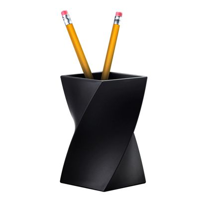 Marble White Creative Wave Design Desk Stationery Organizer Makeup Brush Holder for Home Office MoKo Pen Pencil Holder