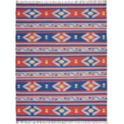 Nourison Baja BAJ03 Blue/Red/Gray Indoor Area Rug - 8' x 10'