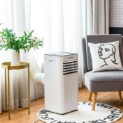 Costway Portable Air Conditioner 10000 BTU Evaporative Air Cooler Dehumidifier-White