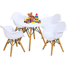 Costway Kids 5-Piece Dining Table Set