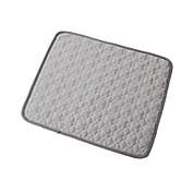 Infinity Merch Pets Cooling Mat Blanket Cushion 23.6"x19.6" Grey