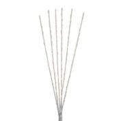 Northlight Set of 6 Branch Spray Driveway Pathway Markers - 8 ft, Warm White LED Lights