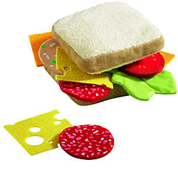 HABA Biofino Sandwich Soft Play Food - 12 Piece Set with Two Slices of Bread and Loads of Toppings