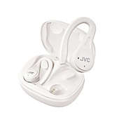 JVC HA-EC25T - Wireless In-Ear Sports Headphones, Bluetooth 5.1, With Charging Box and Touch Controls, White