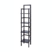Winsome  Aiden Corner Solid Wood Kitchen Baker's Narrow Rack Shelf Coffee Finish,