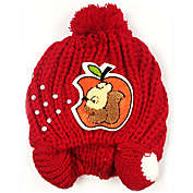 Wrapables Crochet Winter Beanie for Baby / Red