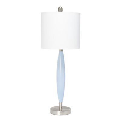 Elegant Designs Needle Stick Table Lamp, Blue