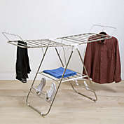 Infinity Merch Durable Stainless Steel Foldable Clothing Drying Rack