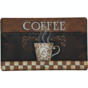 2-Pack Premium Comfort Kitchen Mats (Vintage Coffee)