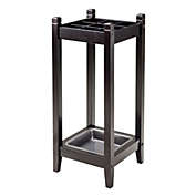 Winsome Wood Jana Umbrella Stand with Metal Tray