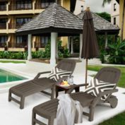 Gymax Set of 2 Patio Adjustable Chaise Lounge Chair Folding Sun Lounger Recliner