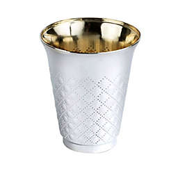 Smarty Had A Party 5 oz. Shiny Metallic Aluminum Silver Round Plastic Kiddush Cups (300 Cups)