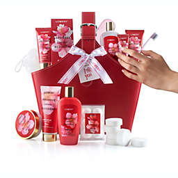 Lovery Home Spa Kit Gift Set - Japanese Cherry Blossom Bath Set - 25 Pcs