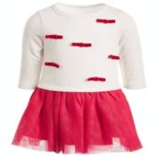 First Impressions Infant Girl&#39;s Bow and Tulle Tutu Dress Red Size 12 Months