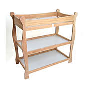 Badger Basket Co. Natural Sleigh Style Changing Table
