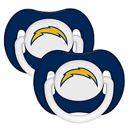 Baby Fanatic Pacifier 2-Pack - NFL Los Angeles Chargers - Officially Licensed League Gear