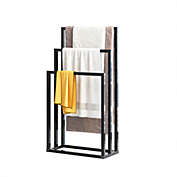 Yuda Metal Freestanding Towel Rack 3 Tiers Hand Towel Holder Organizer for Bathroom