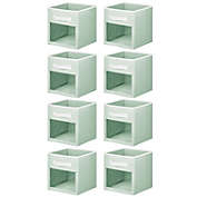 mDesign Kids Fabric Closet Storage Organizer Cube Bin Box