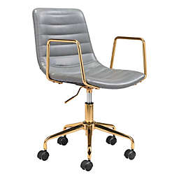 Zuo Modern. Eric Office Chair Gray.