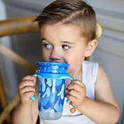 NUBY No-Spill Edge 360Â° 2 Stage Drinking Cup with Removable Handles, Blue Camo