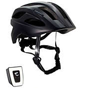 Crazy Safety   Bicycle Helmet for kids age 6-12 years   Headsize 21-23 inches  Black S.W.A.T.   CPSC Certified