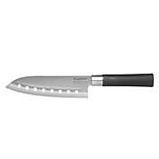 BergHOFF Essentials 7" Stainless Steel Santoku Knife with Holes