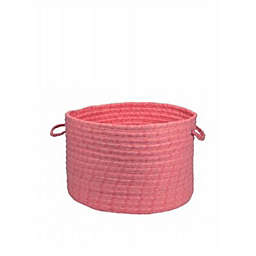 Colonial Mills Solid Fabric Basket - Coral 14