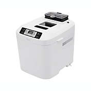 Everglade Home 2lbs. White Bread Maker with Automatic Fruit and Nut Dispenser, 12 Settings