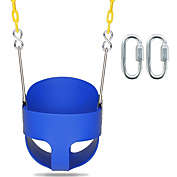 Stock Preferred Full Bucket Highback Swing Set in Blue