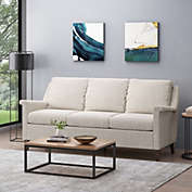 GDFStudio Franz Contemporary 3 Seater Fabric Sofa
