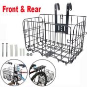 Kitcheniva Bicycle Bike Front / Rear Basket Folding Metal