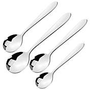 Unique Bargains Stainless Steel Spoons 4 in 1 Kitchenware, Mini Tiny Small Spoons Cutlery for Cooking Soup Spoon Oil Salt Sugar Dining Spoons Camping