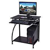 Gymax Computer Desk with Pullout Keyboard Tray PC Desk Desktop Table Workstation Office Furniture