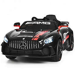 Costway 12V Kids Ride On Car with Remote Control-Black