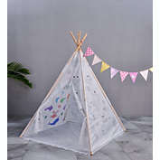 e-joy Paintable Teepee Play House Play Tent For Kids