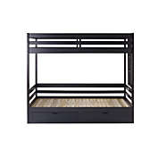 Bolton Furniture Jasper Twin To King Extending Day Bed With Bunk Bed And Storage Drawers - Espresso