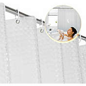 Fitnate EVA Shower Clear Curtain Liner Non Toxic Waterproof with Rust Proof Grommets Hooks