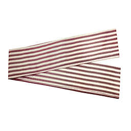 Commonwealth ThermaLogic Ticking Stripe Stylish Pinstripe Printed and Prescott Base 2-Piece Window Tieback - 44x3