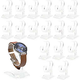 Stockroom Plus Clear Acrylic Display Stands for Watches and Bracelets (3.7 In, 24 Pack)