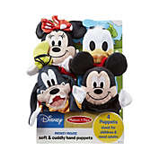 Melissa And Doug Disney Mickey Mouse Soft And Cuddly Hand Puppets