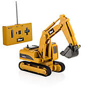 Top Race 4 Channel Mini Remote Control Excavator 1 64 Scale, Mini Construction Toys