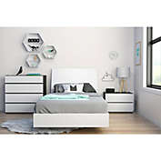 Nexera Nexera 343903 Twin Size Platform Bed - White