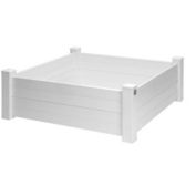 Garden Wizard Classic White Raised Bed Garden