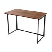 Eureka 43" Portable Folding Computer Desk For Home, Office and More - Oak